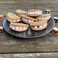 Halloweenkakor - cookies - tandproteser