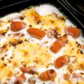 Rotsaksgratäng med bacon