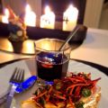 Uppesittarmacka med julskinka och grönkålsfräs