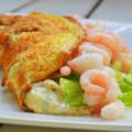 Räkomelett med mejerifri romröra (Lchf)