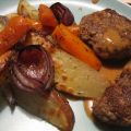 Fetaostfyllda färsbiffar gjorda med Highland[...]