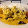 Afrikansk kycklinggryta med curry, banan,[...]