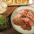 Helstekt entrecôte med pepparpotatis och[...]