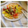 Sallad med rökt fisk