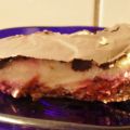 Cheesecake med hallon och choklad