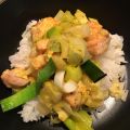 

Lax med saffran, fänkål och purjo


