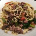 Pasta med färsk salsiccia