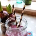 Smoothie till mellanmål.