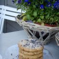 Lavendelcookies med vit choklad