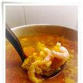 Fisksoppa med saffran & cayennepeppar