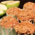 Kryddiga äppelmuffins med smultopping
