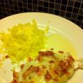 Ungsbakad Skrei med knaperstekt bacon och[...]