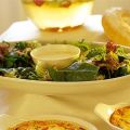 Bladsallad med chilidressing