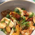 Halloumi- och nektarinsallad med yoghurt och[...]