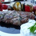 På grillen: marinerade lammkotletter med[...]