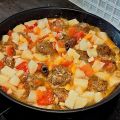 Kryddiga lammfärsbullar i tomatsås