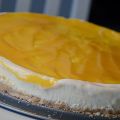 Fryst cheesecake med curdtopping