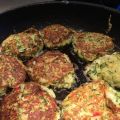 Zucchinibiffar med blomkålsmos