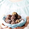 Chokladbollar med olika sorters strössel