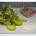 Grillad tonfisk med avokadosallad och[...]