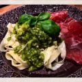 HEMMAGJORD PASTA OCH PESTO PÅ VÄSTERBOTTENSOST