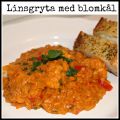 Linsgryta med blomkål