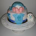 Baby shower tårta!