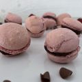 Hallonmacarons med två sorters fyllning