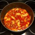 Kyckling och chorizo gryta