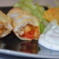 Kycklingenchiladas med salsa