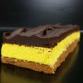 CHOCOLATE SAFFRON MARSHMALLOW GINGERBREAD BAR