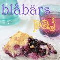 Blåbärspaj
