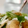 Potatissallad med parmesan & ruccola