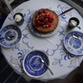 Glutenfri mandel- och chokladkaka