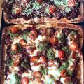 Pizza med quornfärs