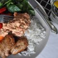 Kycklingsallad med tomatkeso