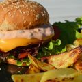 Hemmagjorda chilihamburgare