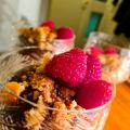 Cheescake i glas med mandelcrunch och[...]
