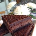 Dubbel kladdkaka med mjölkchokladtryffel
