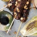 Chicken Satay med jordnötter och stekt lime