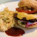 Grillade hamburgare