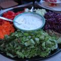 Salladsbuffé till tortillas