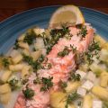 Lågtempererad lax med beurre blanc, äpple,[...]