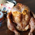 Beer can chicken