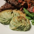 Pommes duchesse med ramslök till kalvlever[...]