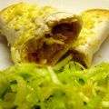 Kycklingblandning i tortillabröd