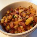 Mango och ananassalsa