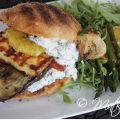 Grillad aubergineburgare med halloumi, apelsin[...]