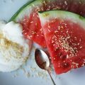 Grillad vattenmelon med rostade kokosflingor[...]