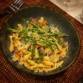 Smarrig pasta med svamp och grädde